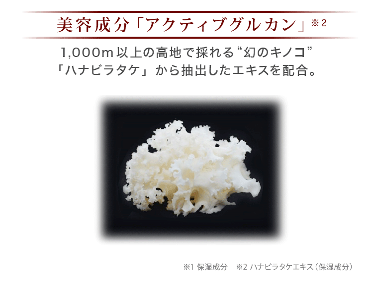 美容成分「アクティブグルカン」